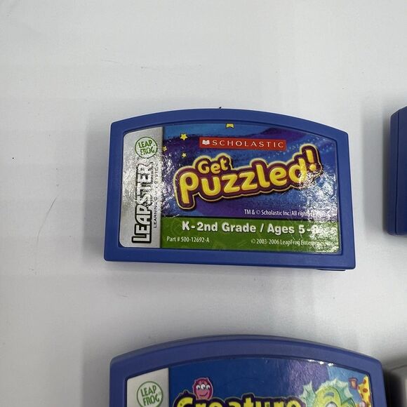 Leapster Leap Frog Games Lot Battery Or Wired  Summer Learning Roadtrip Fun - Picture 11 of 13